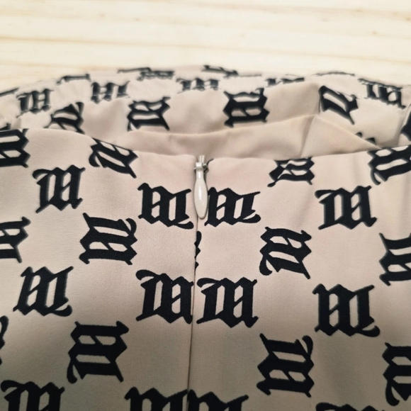 MISBHV Beige Monogram Spaghetti Mini Dress Women’s Size XS - Picture 10 of 14